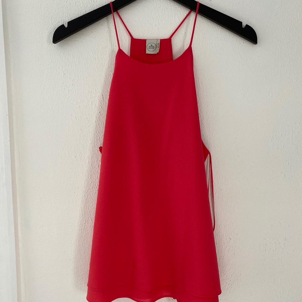 Pink tank top